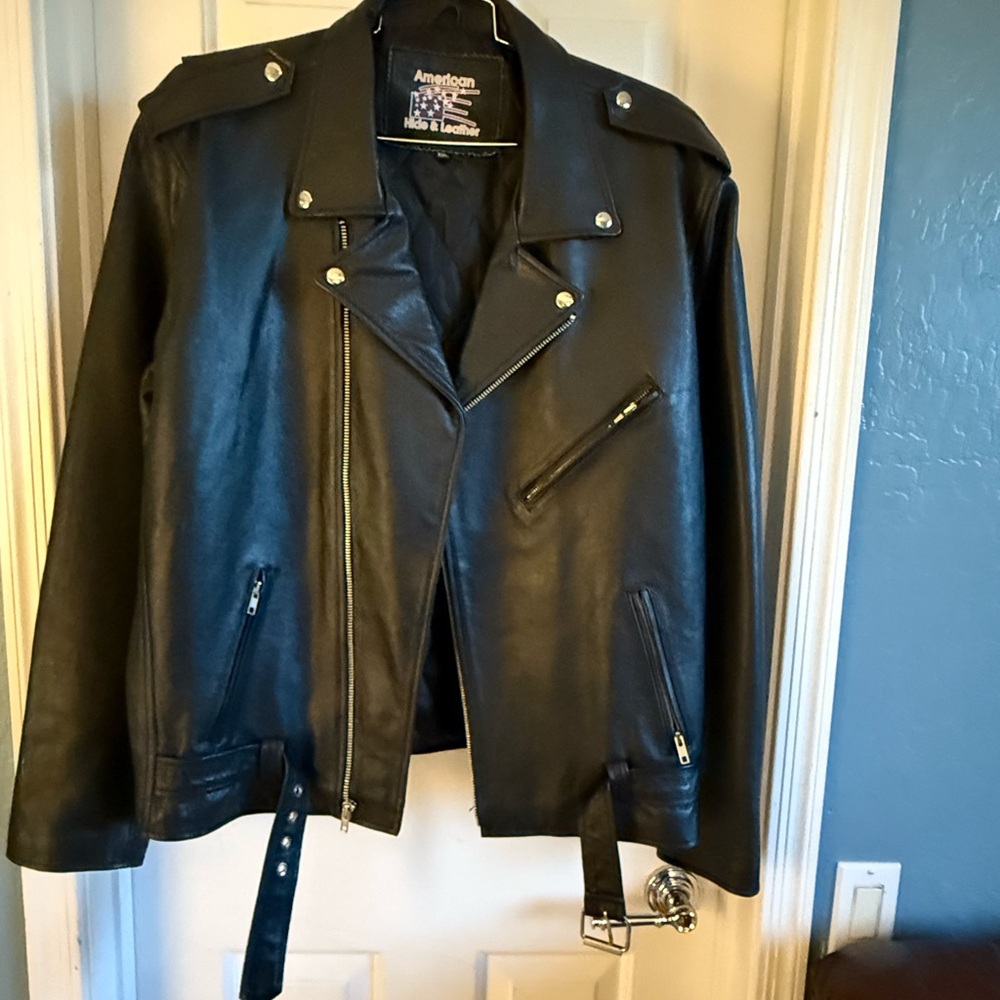 1980’s Retro American Hide and Leather Motorcycle Jacket